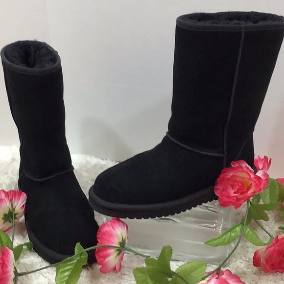 UGG Koolaburra black suede boots 8/39 - Picture 1 of 12